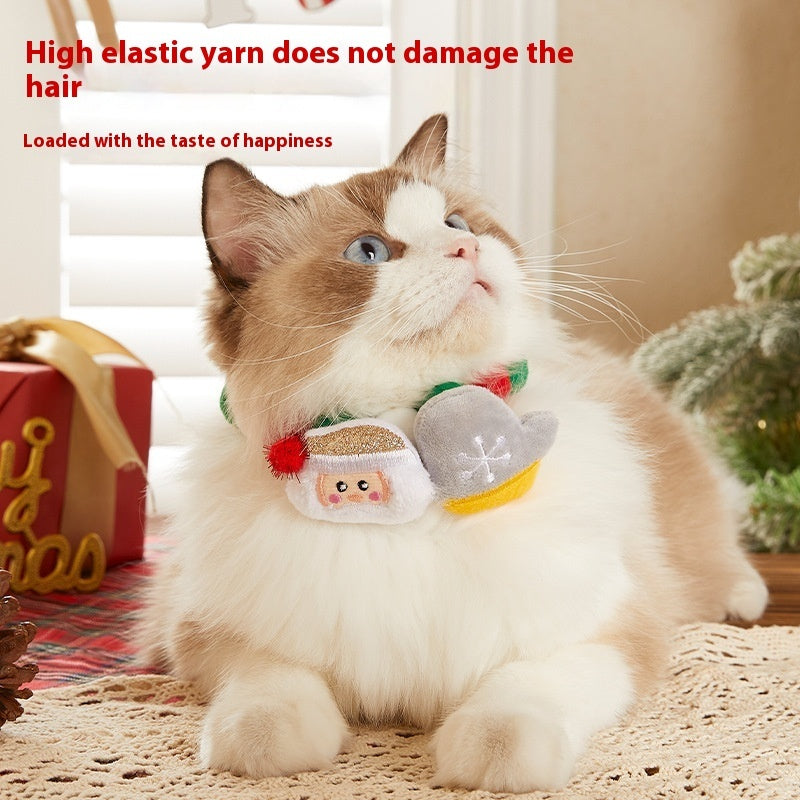 Pets Soft Christmas Collar for Cats or Dogs