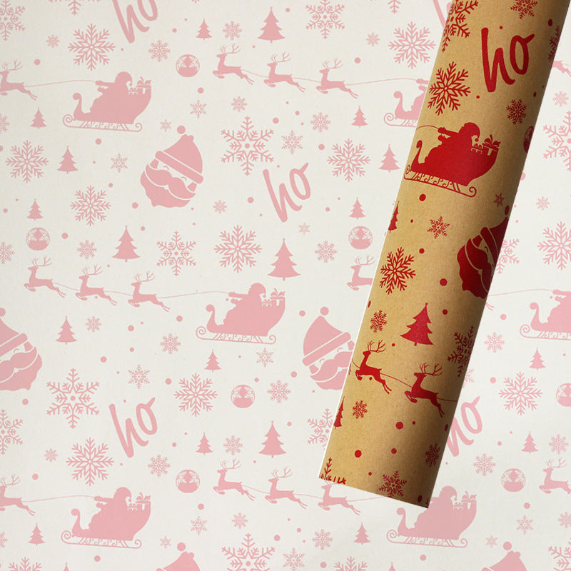 Retro Christmas Wrapping Paper