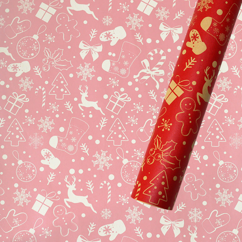 Retro Christmas Wrapping Paper