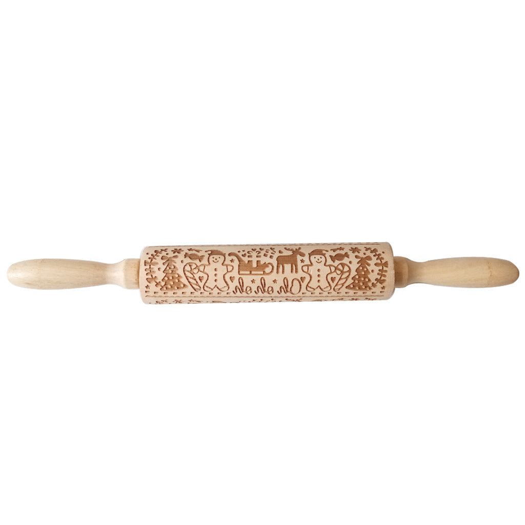 Christmas Embossed Rolling Pin