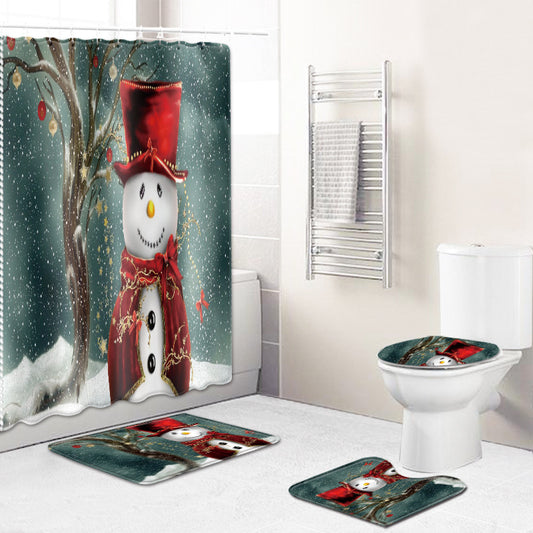 Festive Shower Curtain & Bathroom Set