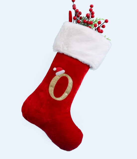 Lettered Christmas Stockings