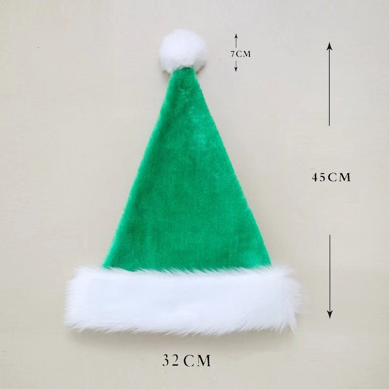 Plush Christmas Hats - Various Colours