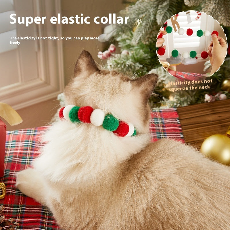 Pets Soft Christmas Collar for Cats or Dogs