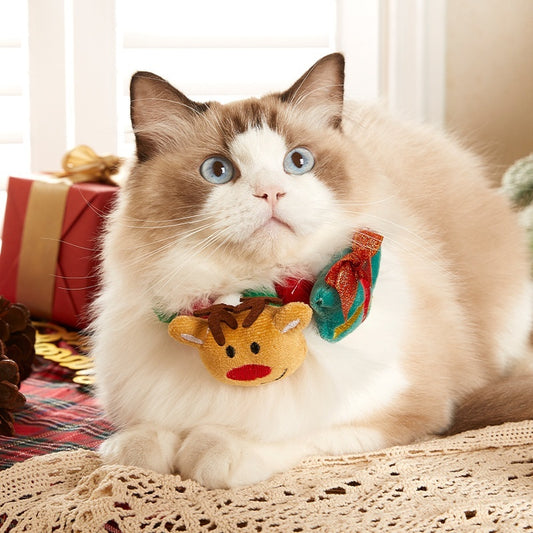 Pets Soft Christmas Collar for Cats or Dogs