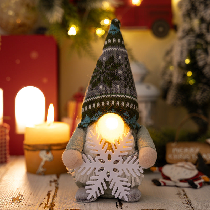 Festive Gnome With Glowing Nose