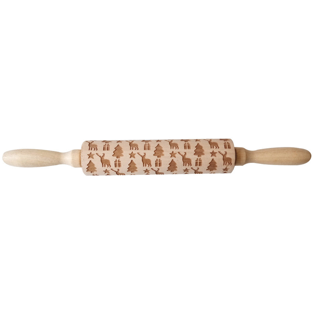 Christmas Embossed Rolling Pin