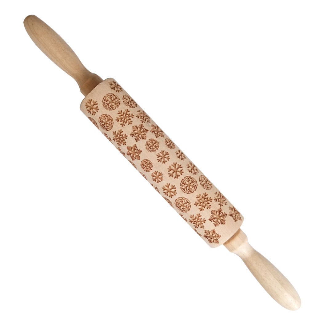 Christmas Embossed Rolling Pin