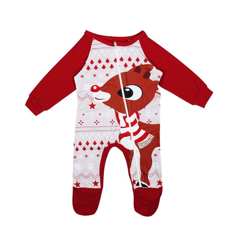 Reindeer Baby Romper Suit