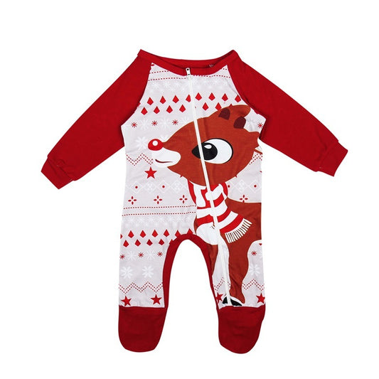 Reindeer Baby Romper Suit