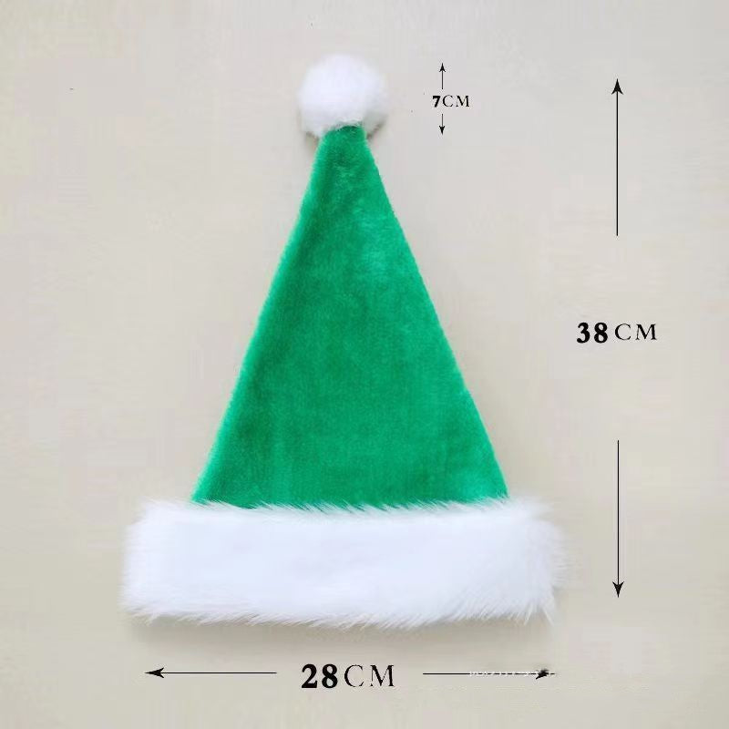 Plush Christmas Hats - Various Colours