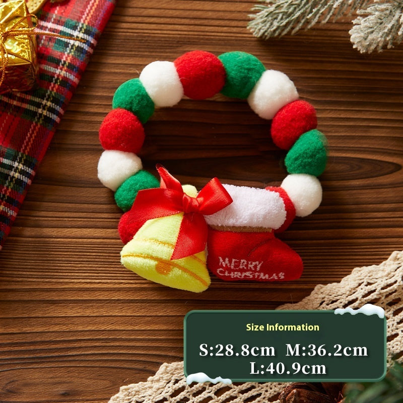 Pets Soft Christmas Collar for Cats or Dogs