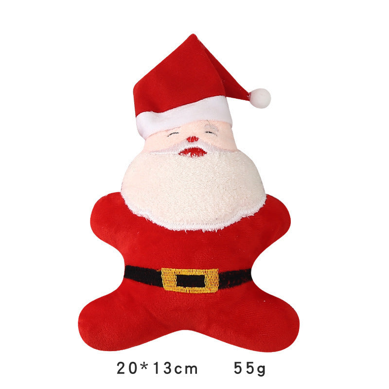 Plush Christmas Dog Toy - Naughty & Nice