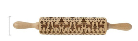Christmas Embossed Rolling Pin