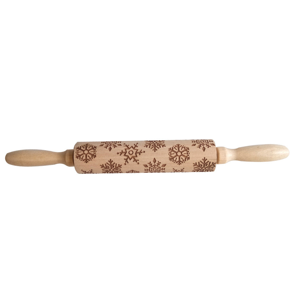 Christmas Embossed Rolling Pin