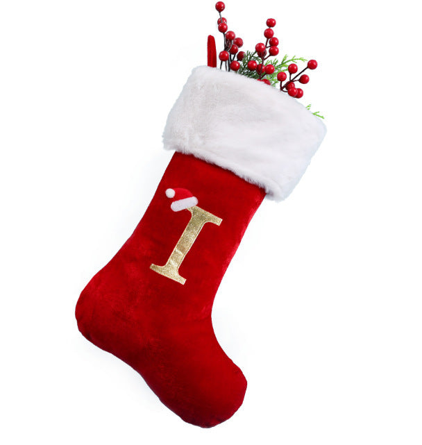 Lettered Christmas Stockings