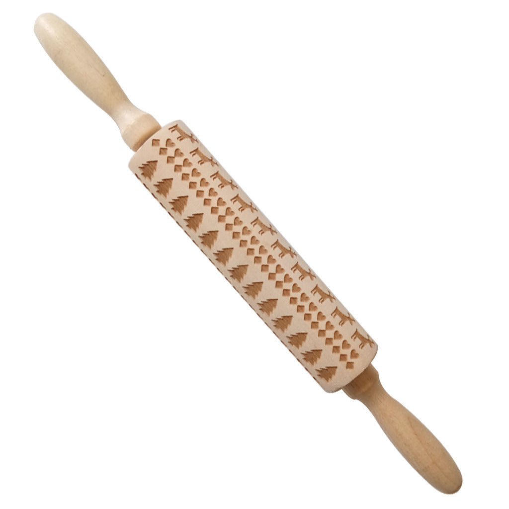 Christmas Embossed Rolling Pin