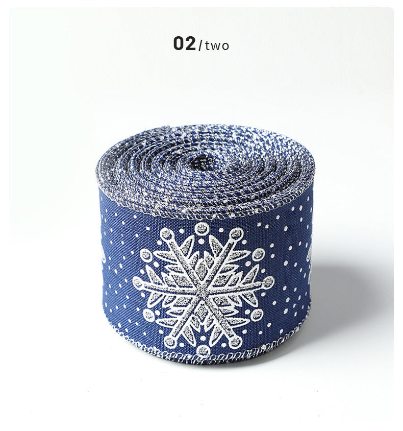 Snowflake Ribbon Decoration - 9 Metres