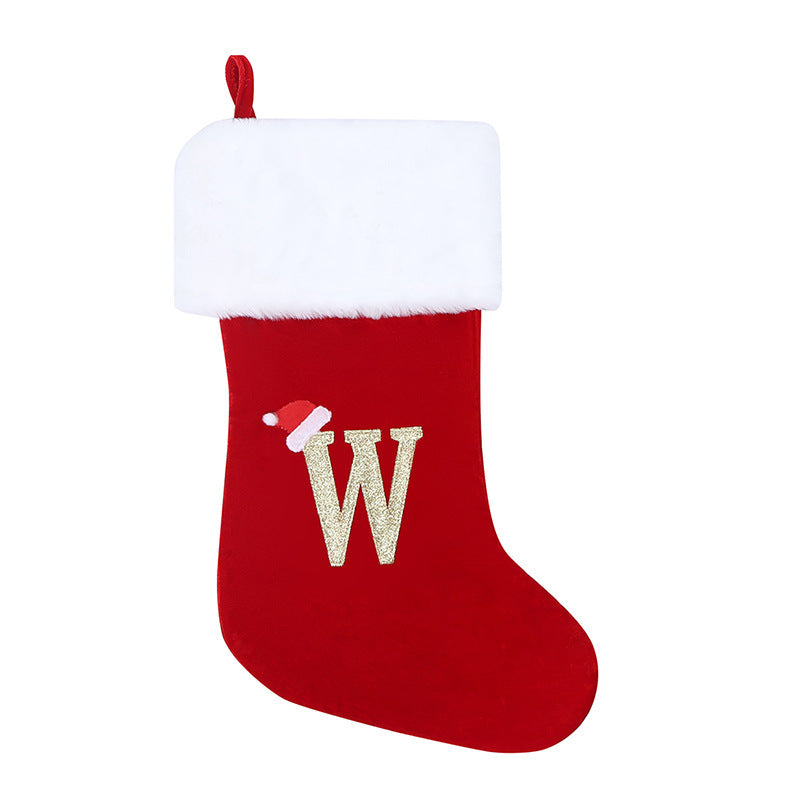 Lettered Christmas Stockings
