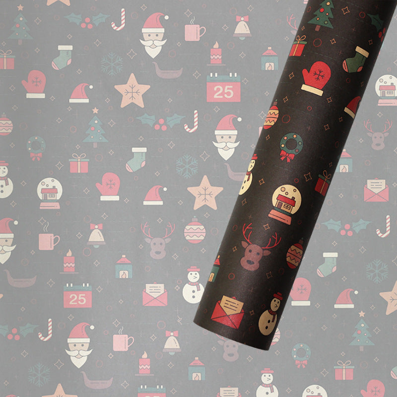 Retro Christmas Wrapping Paper