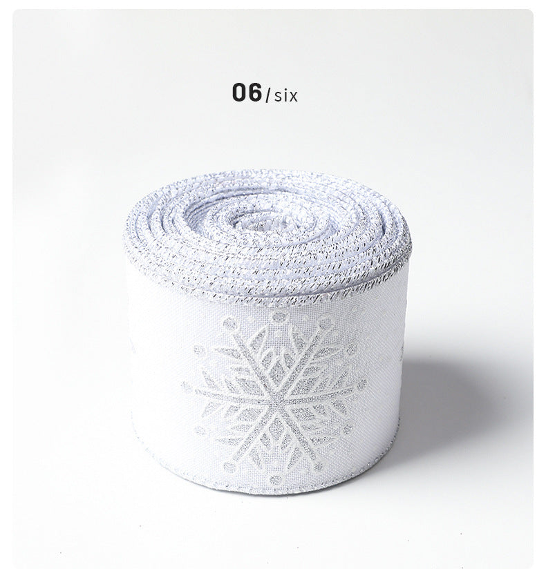 Snowflake Ribbon Decoration - 9 Metres
