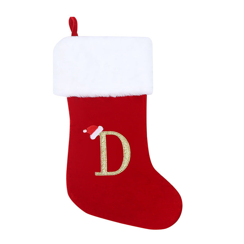 Lettered Christmas Stockings