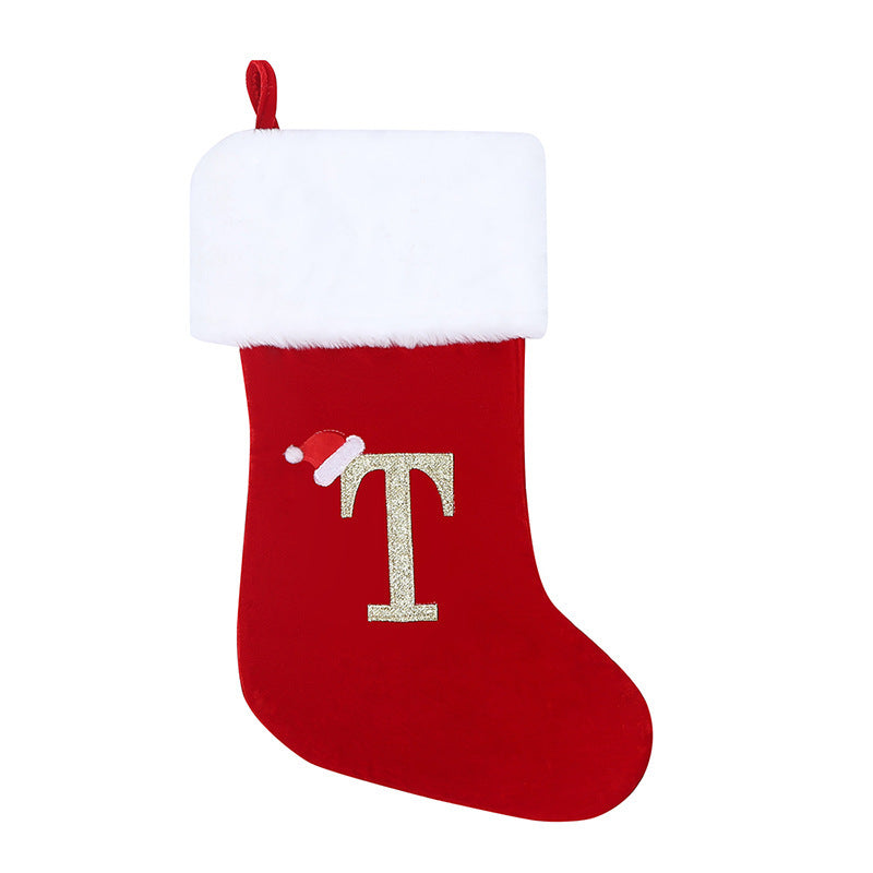 Lettered Christmas Stockings