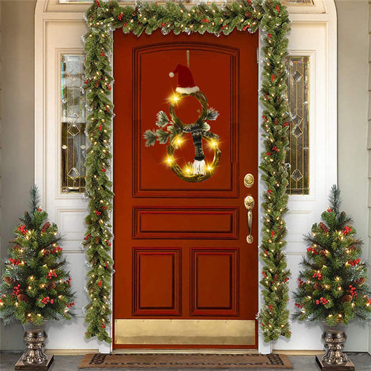 Christmas Wreath Lights Decoration