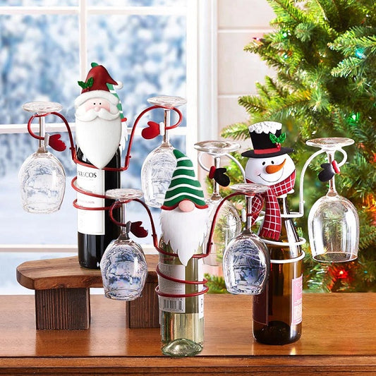 Christmas Wine Glass Holder