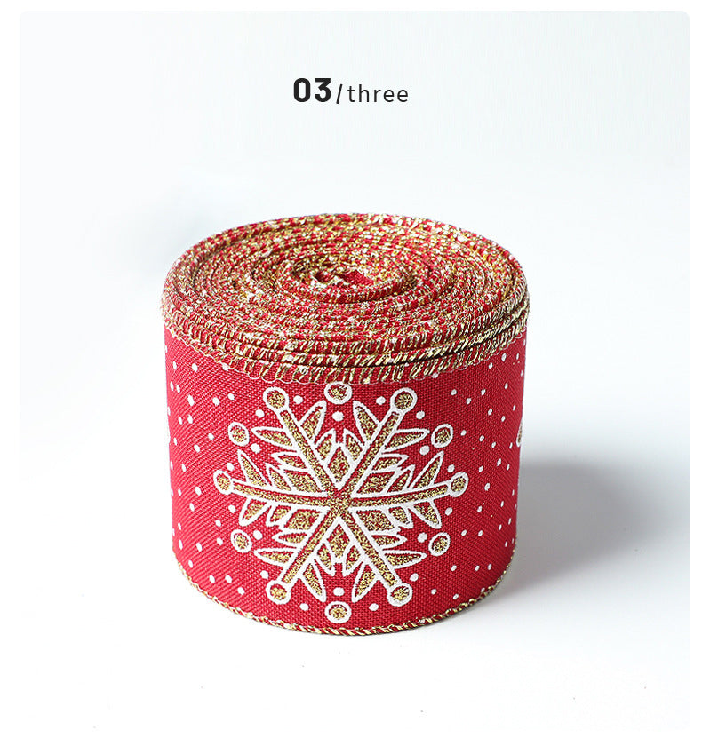 Snowflake Ribbon Decoration - 9 Metres