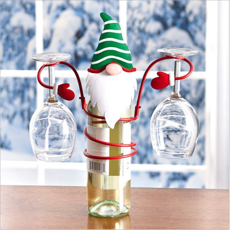 Christmas Wine Glass Holder