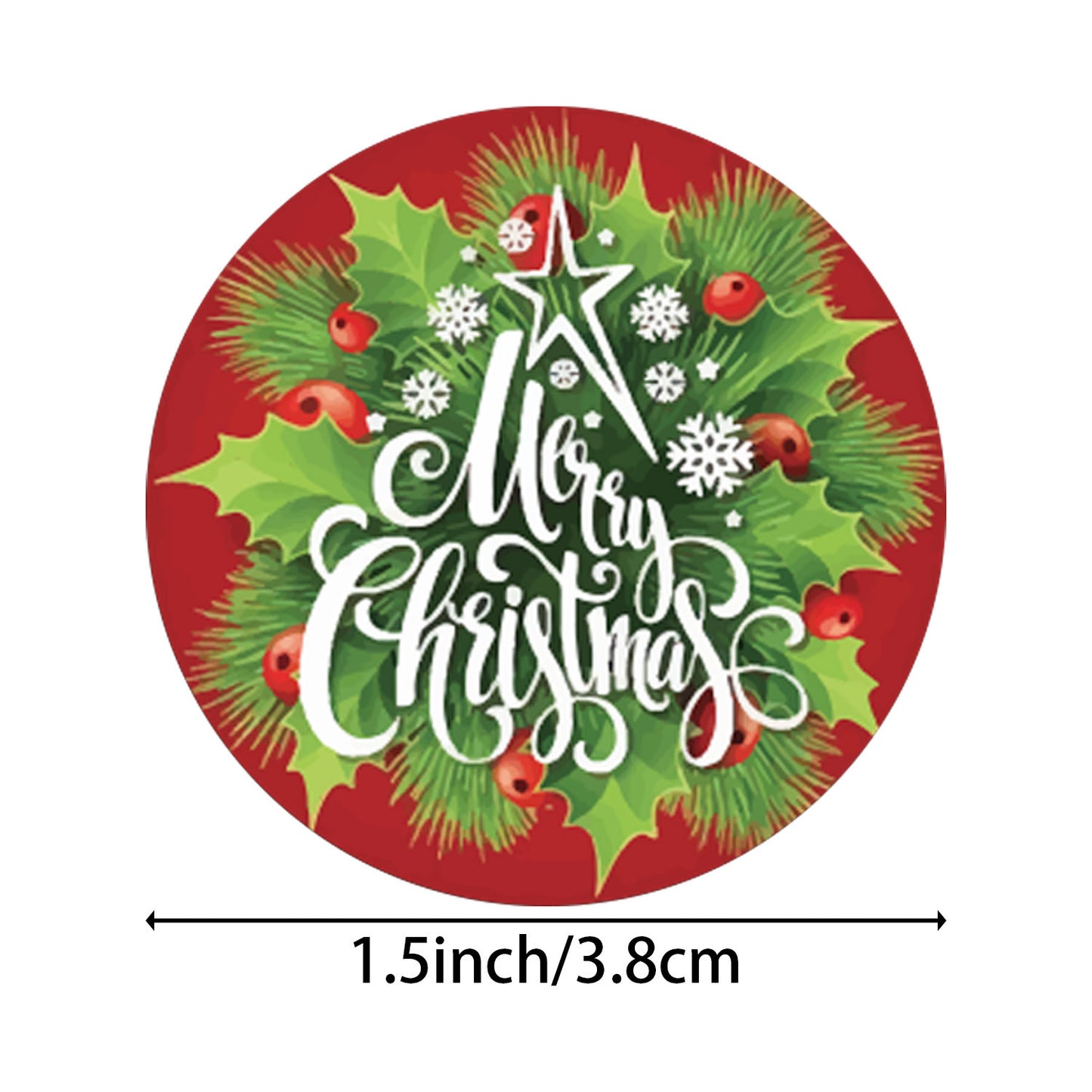 500 Christmas Holiday Stickers