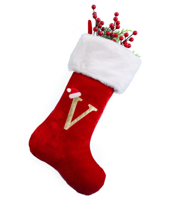 Lettered Christmas Stockings