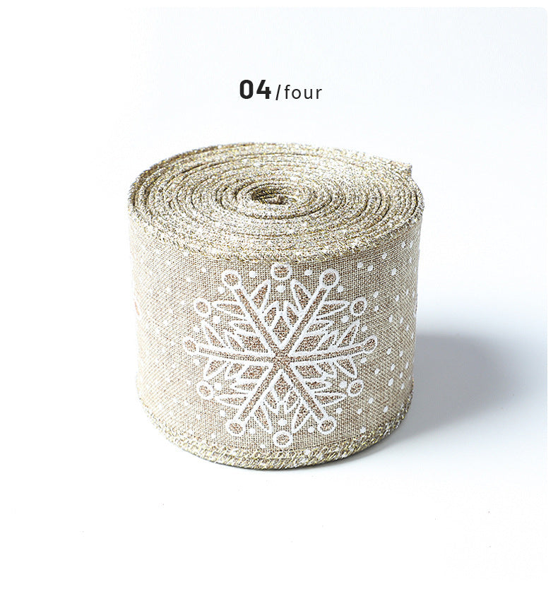 Snowflake Ribbon Decoration - 9 Metres