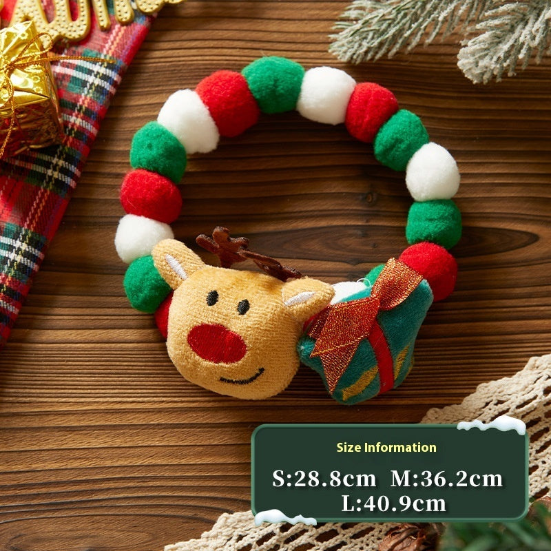 Pets Soft Christmas Collar for Cats or Dogs