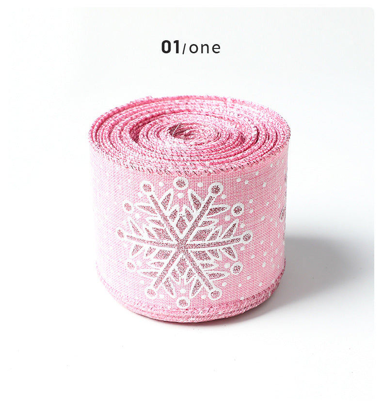 Snowflake Ribbon Decoration - 9 Metres