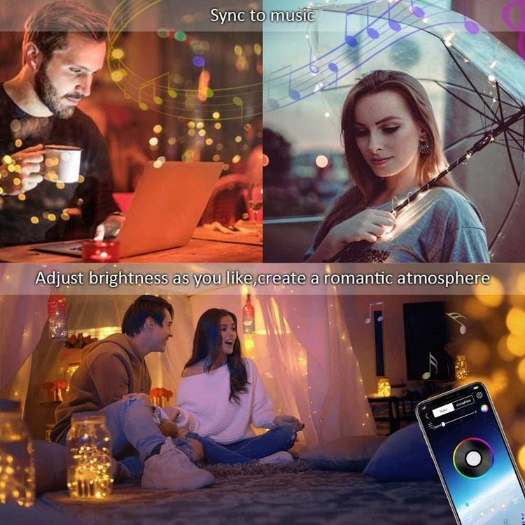 App-Controlled Music Fairy Lights – USB Powered
